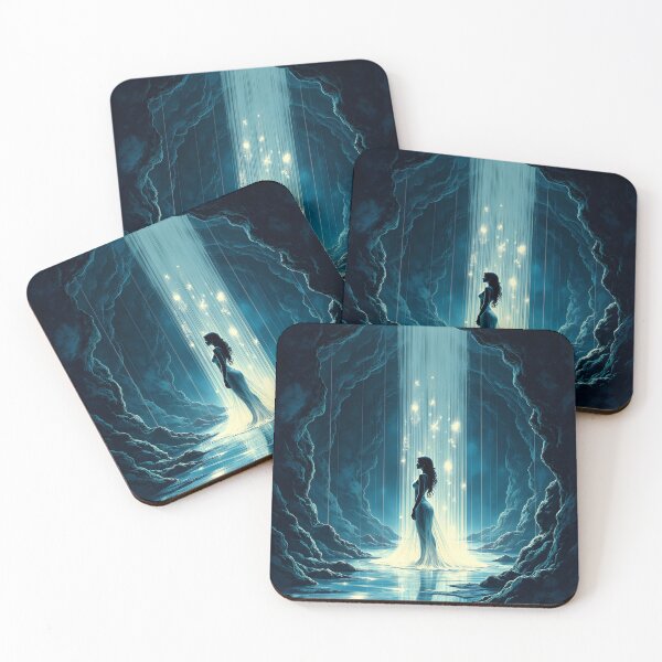 Item preview, Ethereal Awakening Beneath the Cascading Light designed and sold by oanaunciuleanu.