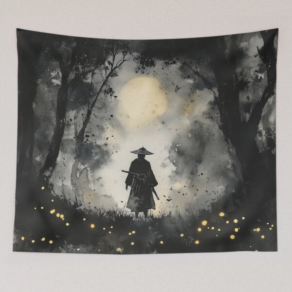 Item preview, Samurai And Fireflies designed and sold by Rtymer.