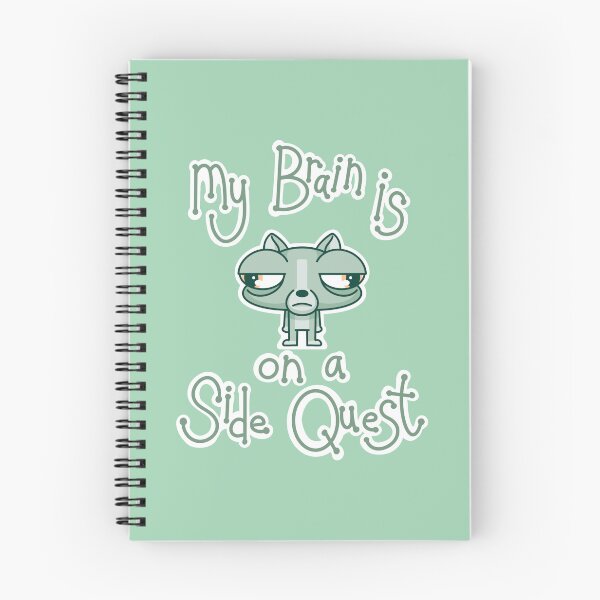 Item preview, My Brain is On a Side Quest designed and sold by KirkyKartoonz.