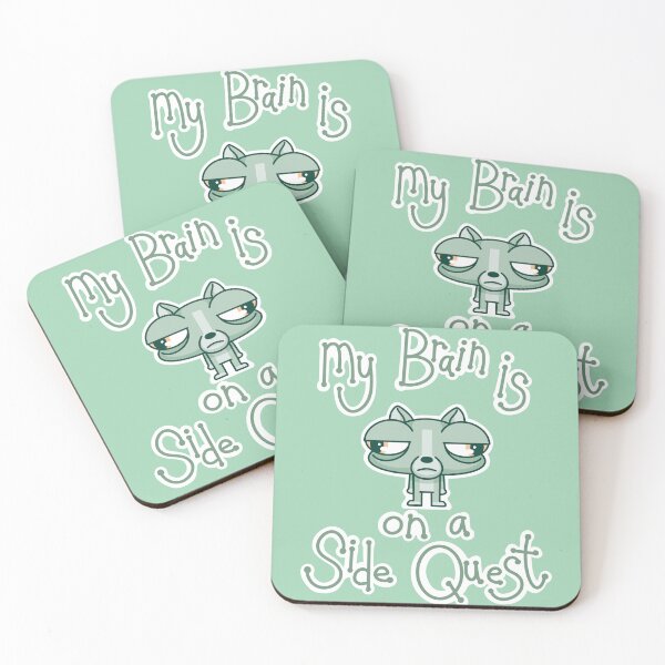 Item preview, My Brain is On a Side Quest designed and sold by KirkyKartoonz.