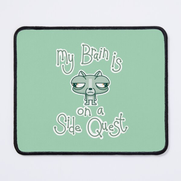 Item preview, My Brain is On a Side Quest designed and sold by KirkyKartoonz.