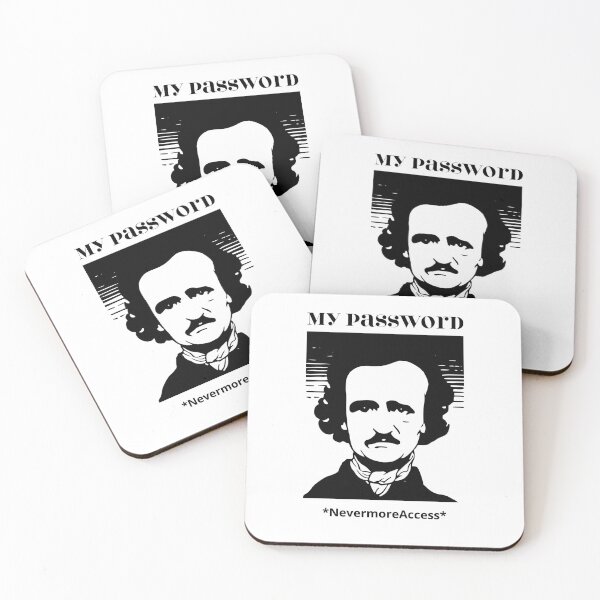 Item preview, My Password: Poe's NevermoreAccess | Gothic Raven Humor designed and sold by GorinART.