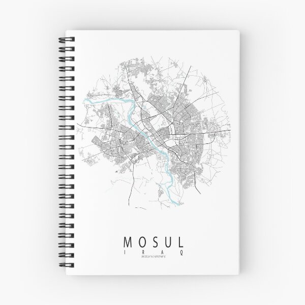 Item preview, Mapa de la ciudad de Mosul, Irak - Círculo designed and sold by deMAP.