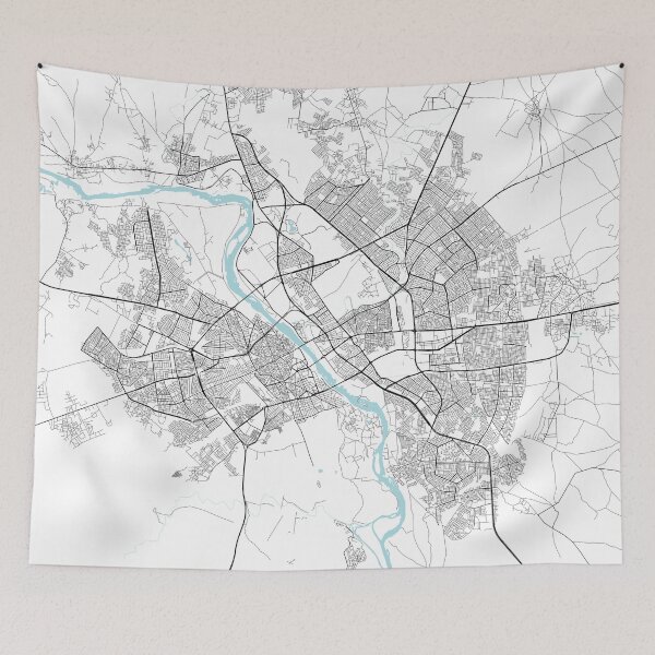 Item preview, Mosul City Map of Iraq - Circle designed and sold by deMAP.