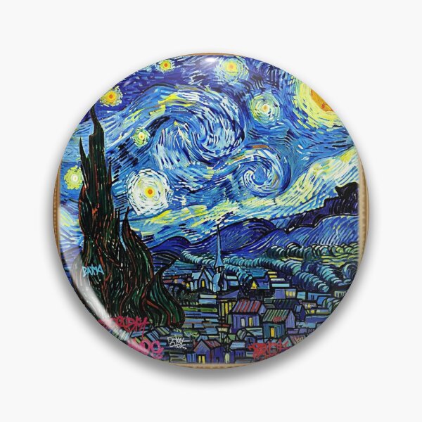 Item preview, the starry night vangoh graffiti art designed and sold by rafaelwolf.