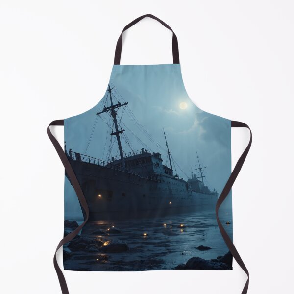 Item preview, Ghost Ship at Twilight designed and sold by oanaunciuleanu.