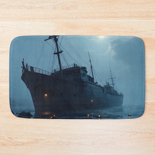 Item preview, Ghost Ship at Twilight designed and sold by oanaunciuleanu.