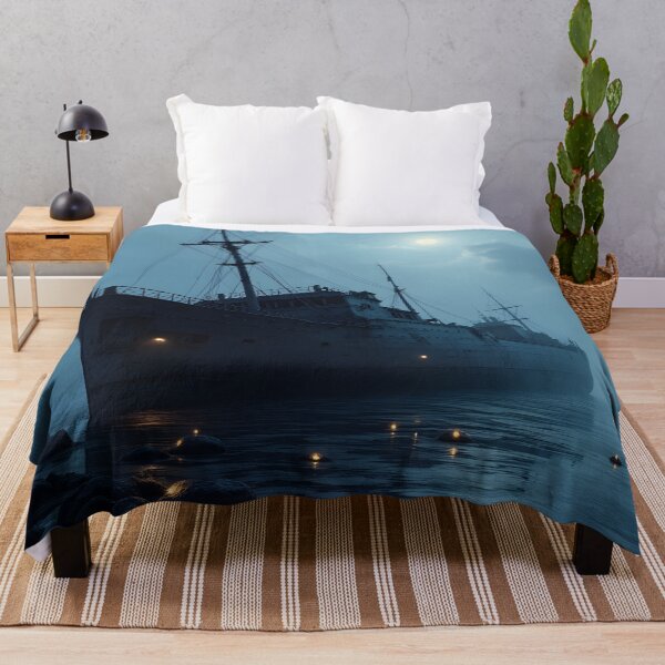 Item preview, Ghost Ship at Twilight designed and sold by oanaunciuleanu.