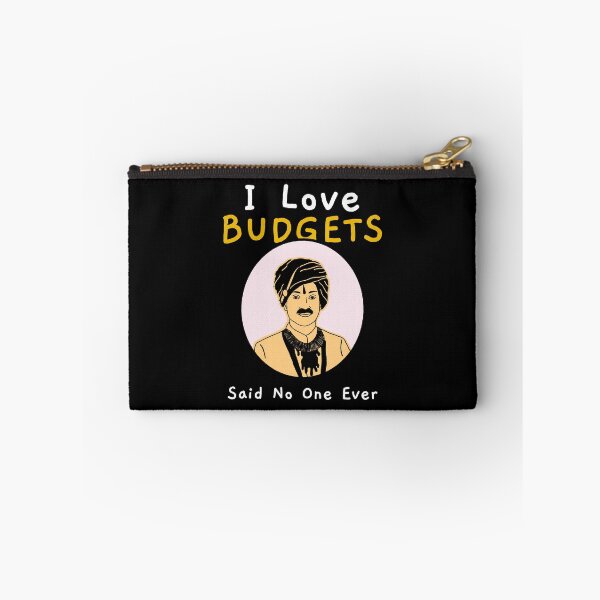 Item preview, I Love Budgets Said No One Ever Funny Sarcastic Quote With Man In Traditional Outfit designed and sold by The Sun Brings Light.