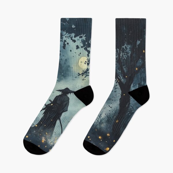 Item preview, Samurai And Fireflies designed and sold by Rtymer.