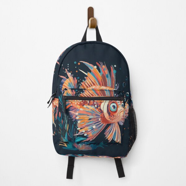 Item preview, Playful Underwater Lionfish design with Vibrant Tropical Colors. designed and sold by HEMRO.
