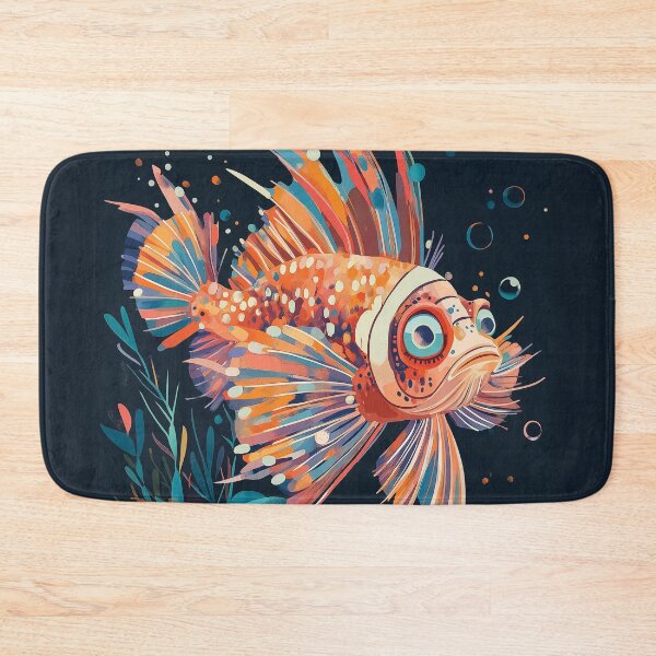 Item preview, Playful Underwater Lionfish design with Vibrant Tropical Colors. designed and sold by HEMRO.