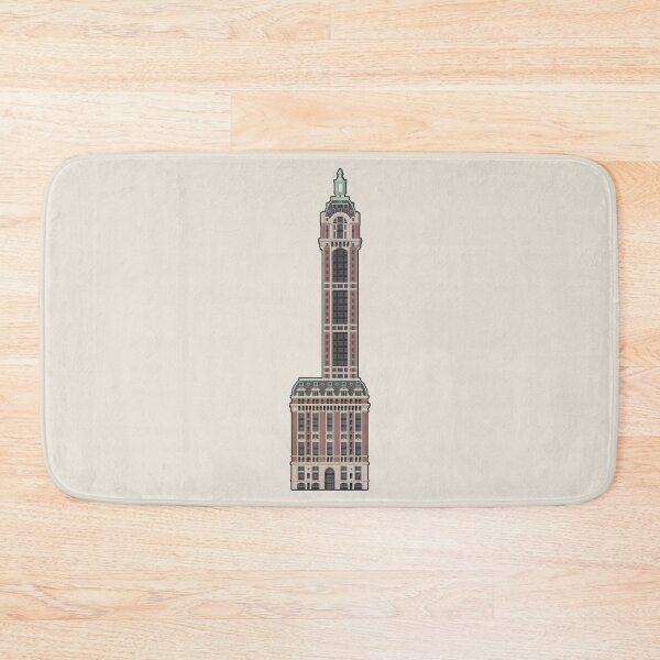 Item preview, The Singer Building New York Architectural Illustration (Outlined) designed and sold by archetype prints.