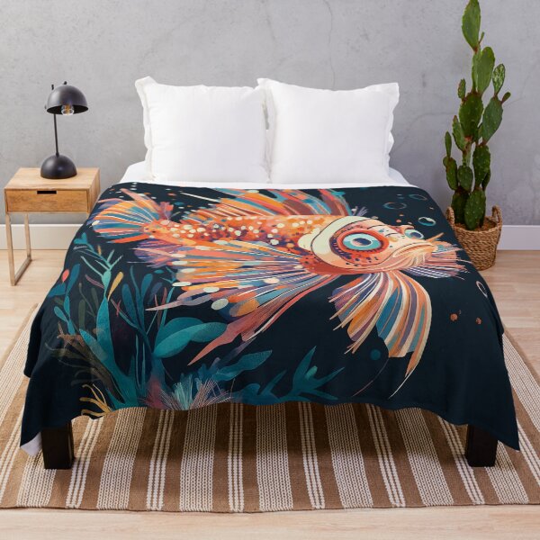 Item preview, Playful Underwater Lionfish design with Vibrant Tropical Colors. designed and sold by HEMRO.
