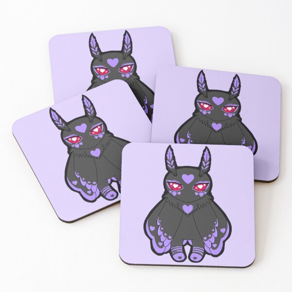 Item preview, Kawaii Goth Mothman designed and sold by LyAnMeArt.