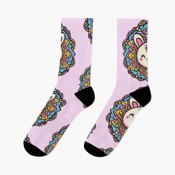 Item preview, Kawaii Bunny Mandala designed and sold by Dopamine Glitch.