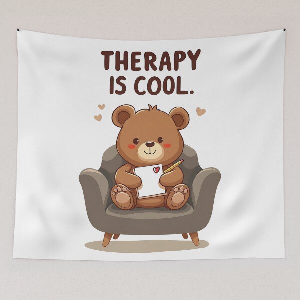 Item preview, Therapy Is Cool designed and sold by VibeTCreations.