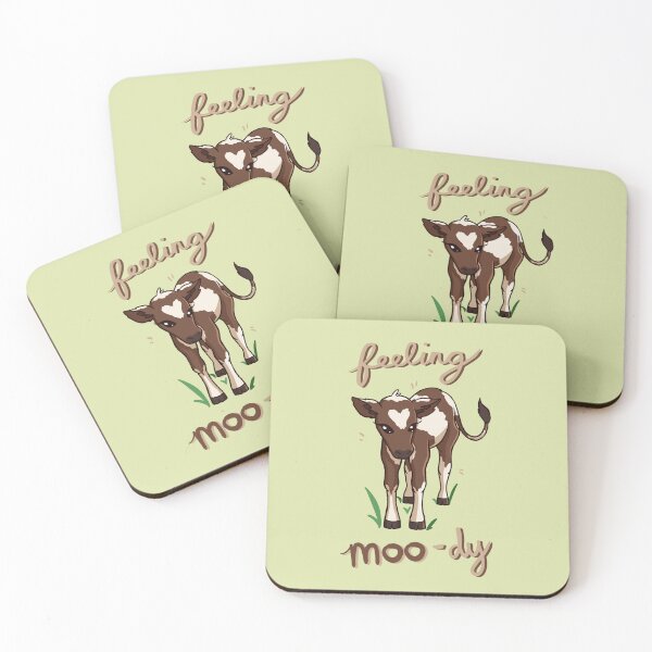 Item preview, Feeling Moo-dy designed and sold by The Mad Catter Designs.
