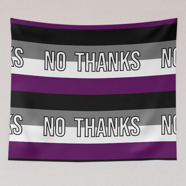 Item preview, Ace No Thanks Funny Flag designed and sold by 622Strands.