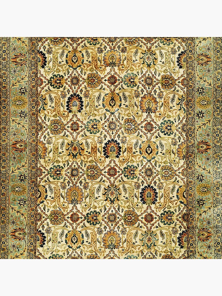 Antique Persian Tabriz Rug Print by bragova