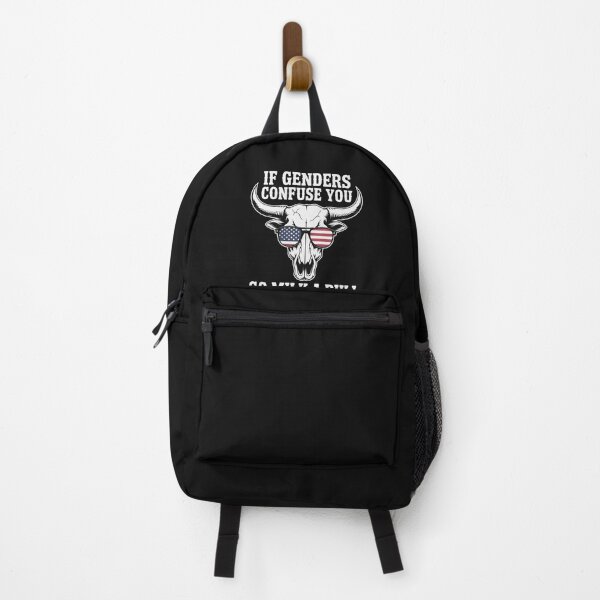 Item preview, If Genders Confuse You Go Milk a Bull American Flag  designed and sold by clothesy7.