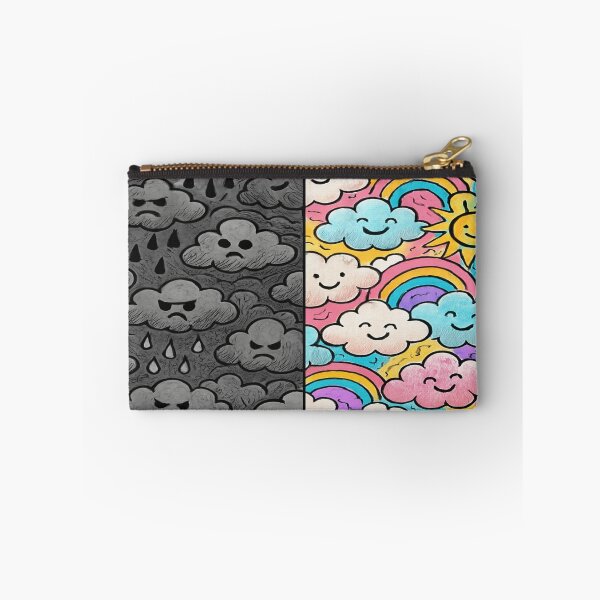 Item preview, Clouds vs Rainbow Fluff – Split Chaos Falcon-Frequency iphone case designed and sold by Imaginarium of Chaos falcon88 .