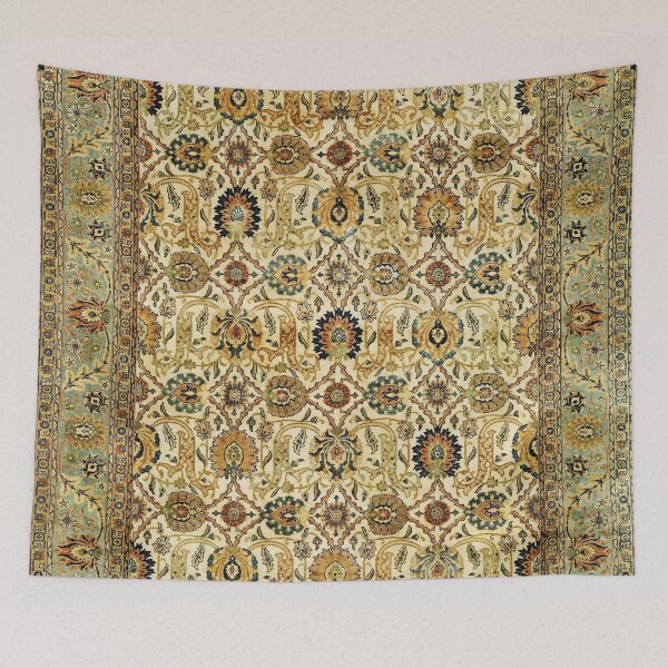 Item preview, Antique Persian Tabriz Rug Print designed and sold by Vicky Brago-Mitchell®.