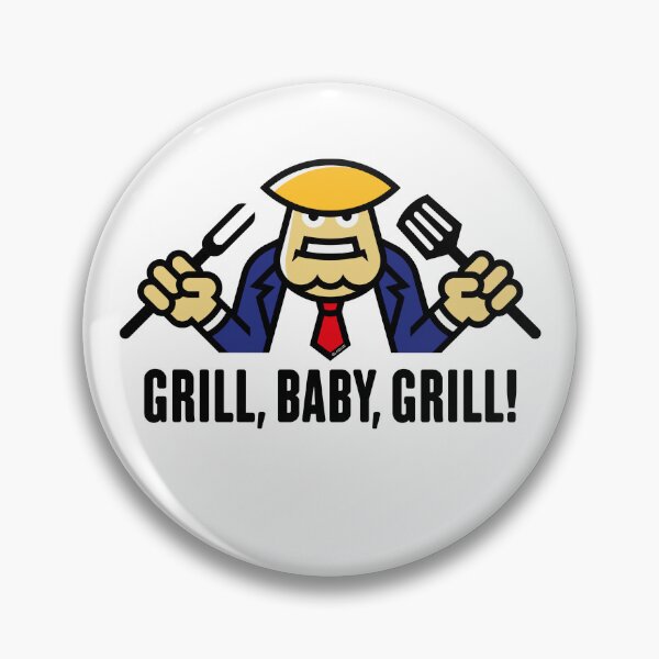Item preview, Donald Trump – Grill, Baby, Grill! (Barbecue / BBQ / POS) designed and sold by Roderix.