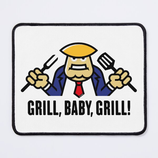 Item preview, Donald Trump – Grill, Baby, Grill! (Barbecue / BBQ / POS) designed and sold by Roderix.