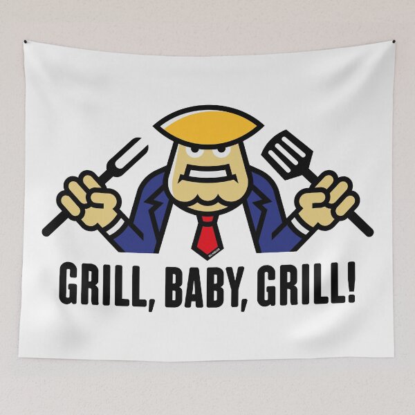 Artikelvorschau, Donald Trump – Grill, Baby, Grill! (Grillen / Barbecue / BBQ / POS) entworfen und verkauft von Roderix.