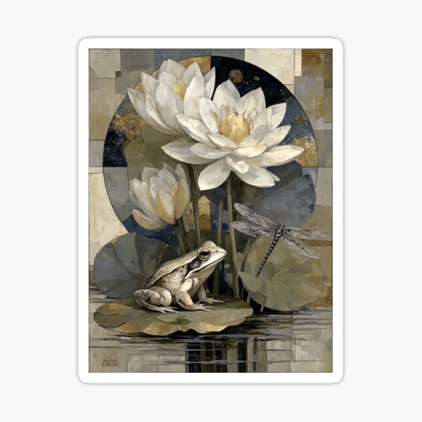 Item preview, Golden Bloom & Verdant Grace designed and sold by bloorose.
