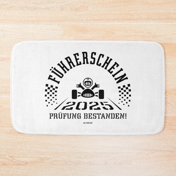 Item preview, Driver's License 2025 – Passed the Driving Test! (Novice Driver / Finish Line / Black) designed and sold by Roderix.