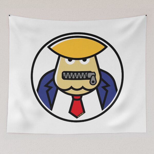 Item preview, Donald Trump (Zipper / Caricature / Icon / POS) designed and sold by Roderix.