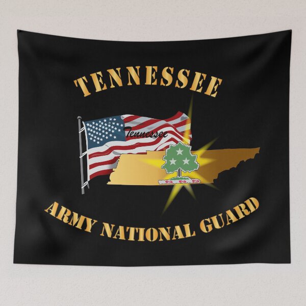 Item preview, DUI - ANGE - TENNESSEE  WITH FLAG - Gold X 300 designed and sold by Military Insignia Products.
