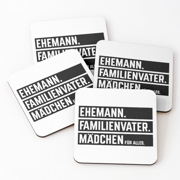 Item preview, Husband – Family Man – Girl for Everything (Balken / Black) designed and sold by Roderix.