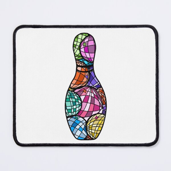 Item preview, Disco Ball Bowling Pin designed and sold by BowlingAlleyGirl.