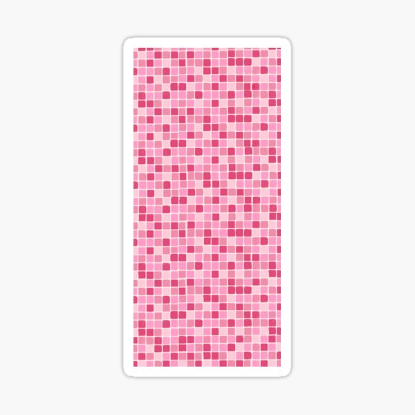 Item preview, swimming pool tiles mosaic pink designed and sold by Photositea Studios™.