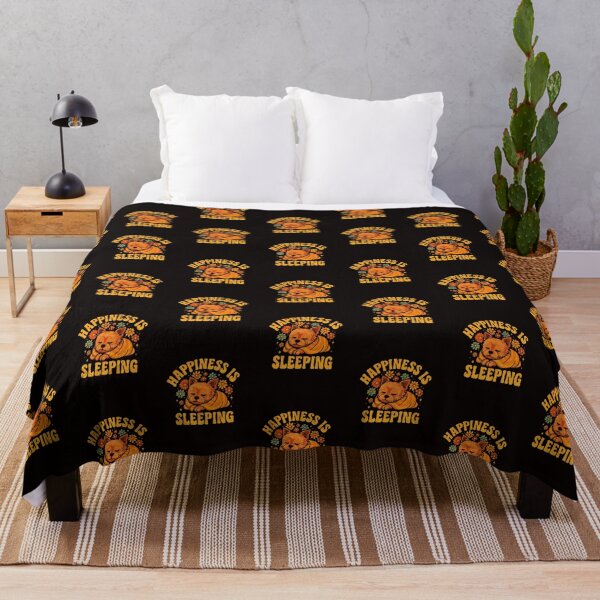 Item preview, Happiness Is Sleeping – Cute Sleeping Yorkie Design designed and sold by WHDProduction45.