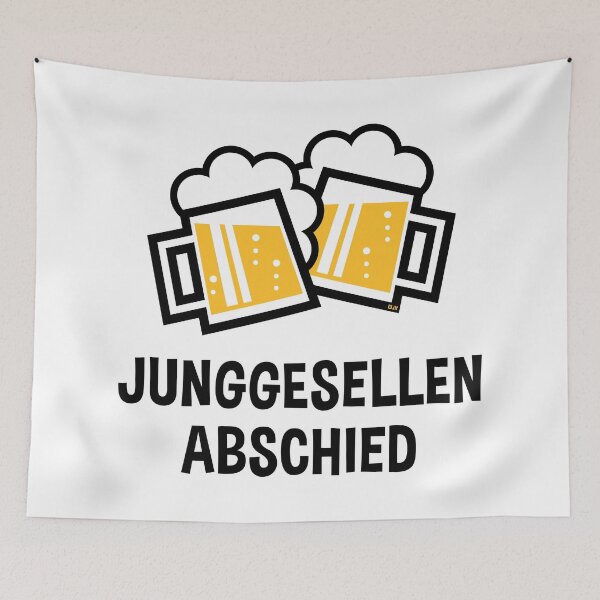 Item preview, Bachelor party (JGA / Beer / Bavarian beer mugs / 2C) designed and sold by Roderix.