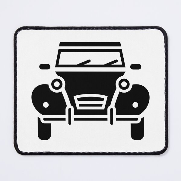Item preview, 2CV Icon (Deux Cheveux / Two Horses / Black) designed and sold by Roderix.