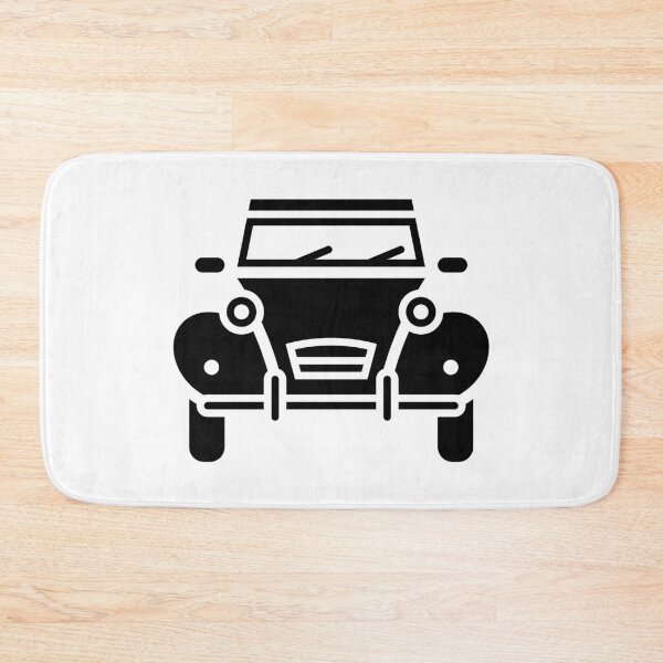 Item preview, 2CV Icon (Deux Cheveux / Two Horses / Black) designed and sold by Roderix.