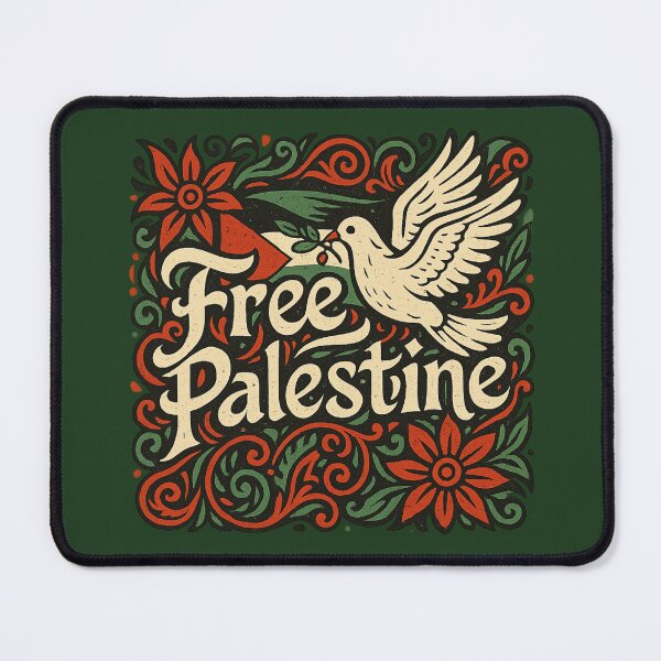 Item preview, Free Palestine Floral Dove Peace Design designed and sold by GirlyPopped.
