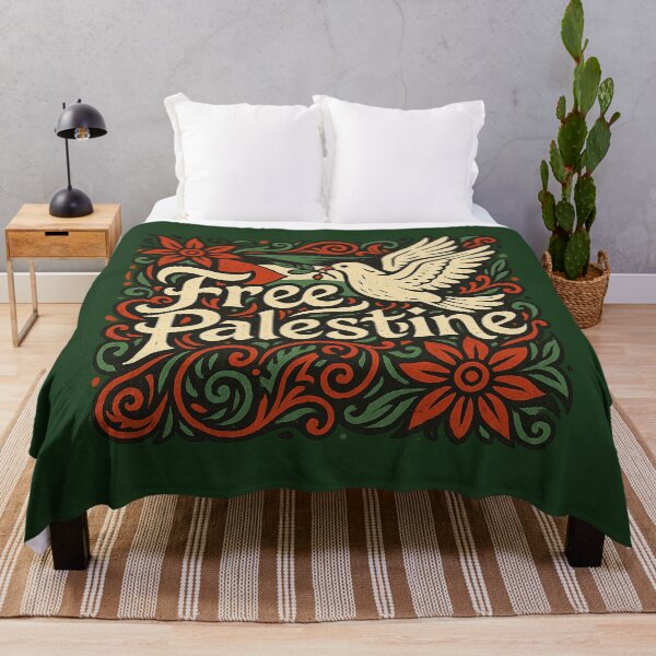Item preview, Free Palestine Floral Dove Peace Design designed and sold by GirlyPopped.