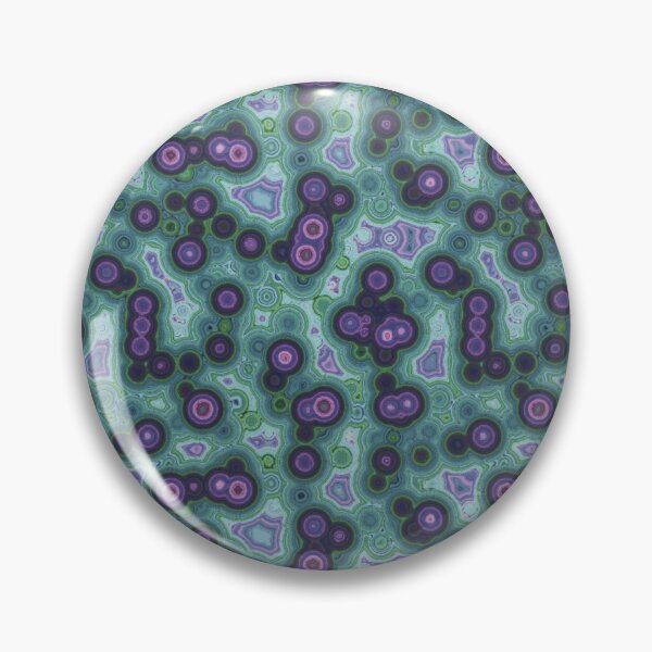 Item preview, Psychedelic Purple Bluegreen Pattern – Abstract Seamless Chaos designed and sold by Neonyx2020.