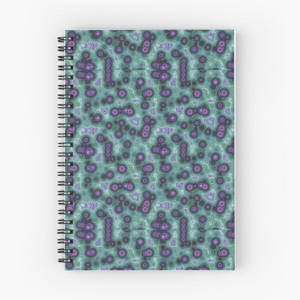 Item preview, Psychedelic Purple Bluegreen Pattern – Abstract Seamless Chaos designed and sold by Neonyx2020.
