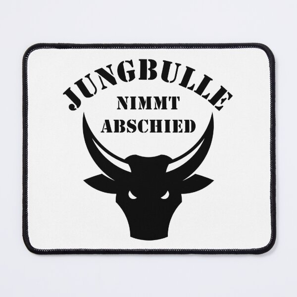 Item preview, Young Bull Says Goodbye (Groom / JGA / Black) designed and sold by Roderix.