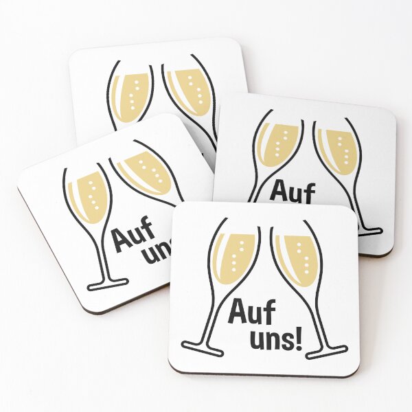 Item preview, To Us! 2 champagne glasses (sparkling wine / oval / open / 2C) designed and sold by Roderix.
