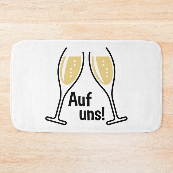 Item preview, To Us! 2 champagne glasses (sparkling wine / oval / open / 2C) designed and sold by Roderix.
