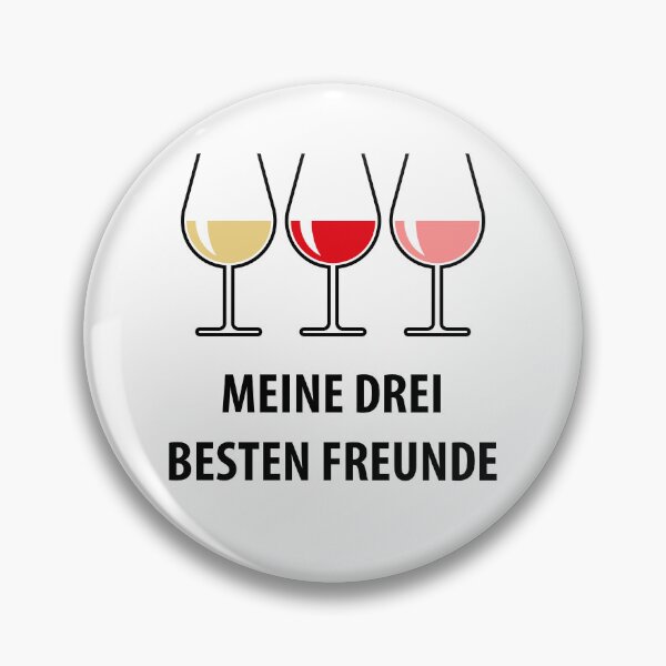 Item preview, Meine Drei Besten Freunde (Wine / Bulbous Open) designed and sold by Roderix.