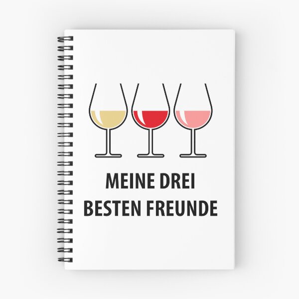Item preview, Meine Drei Besten Freunde (Wine / Bulbous Open) designed and sold by Roderix.
